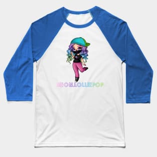 Neon.Lolliepop Baseball T-Shirt